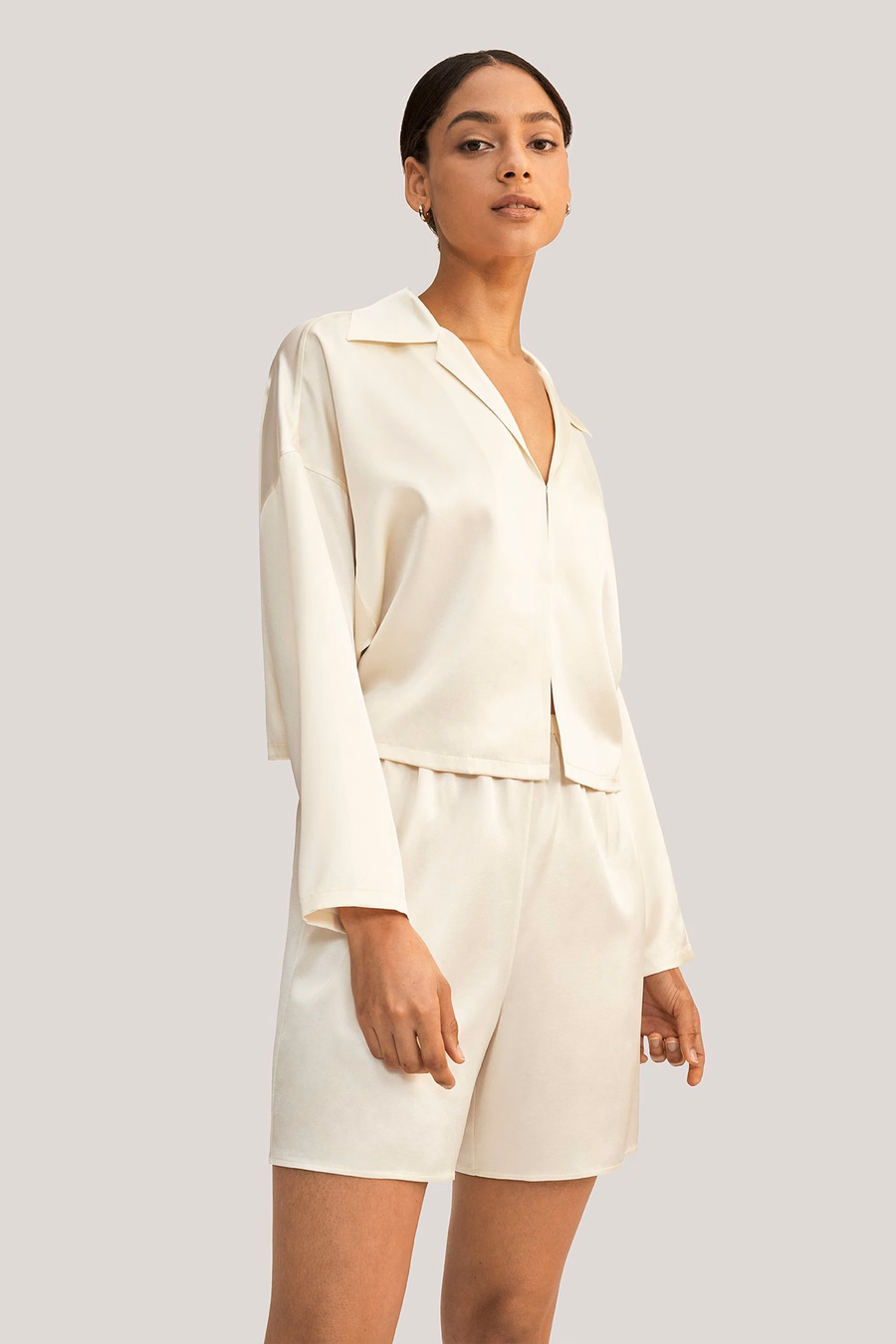 Osmanthus Silk Pullover Pajama Set