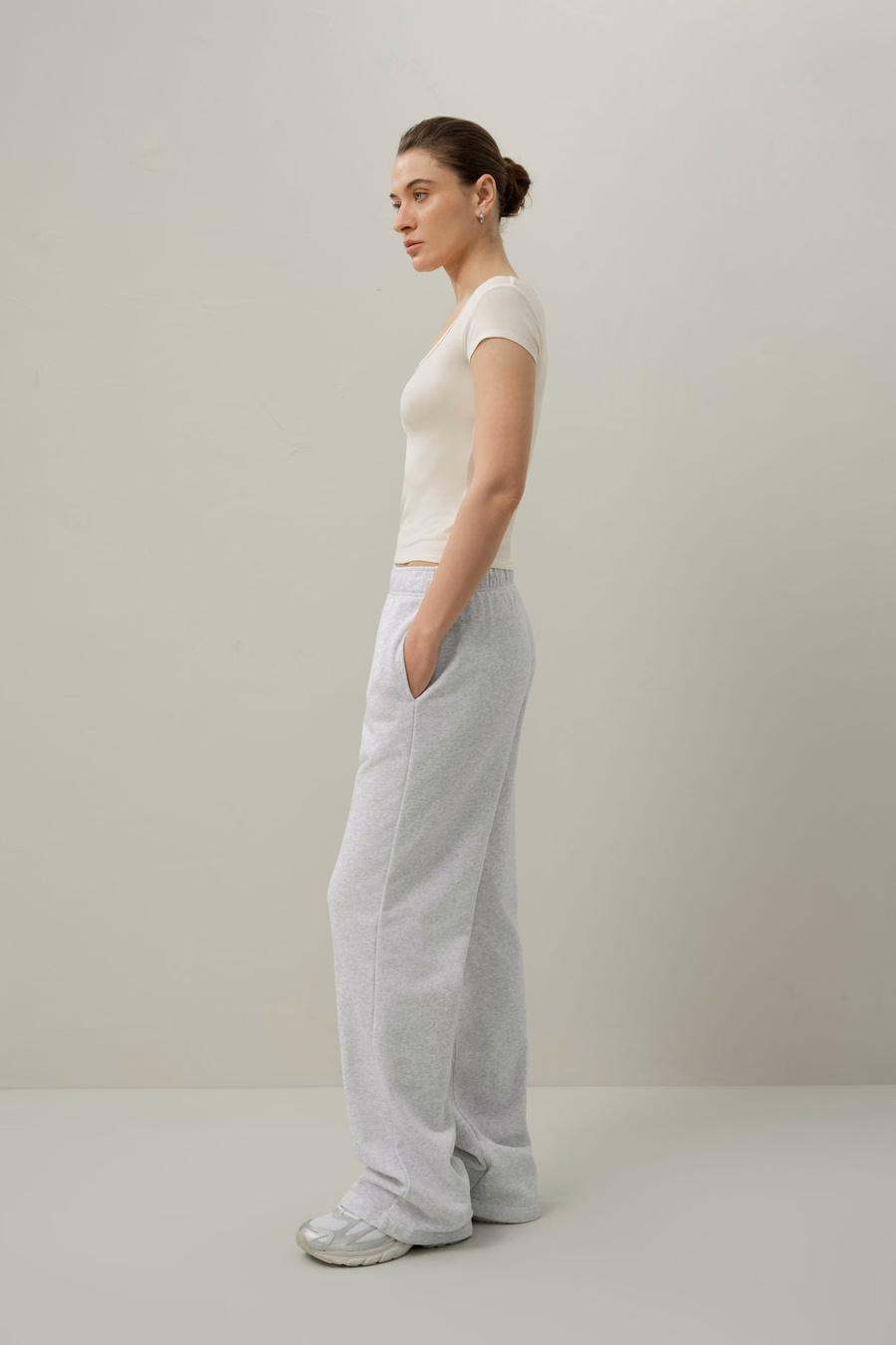 Silk Breeze Jersey Scoop Neck Tee