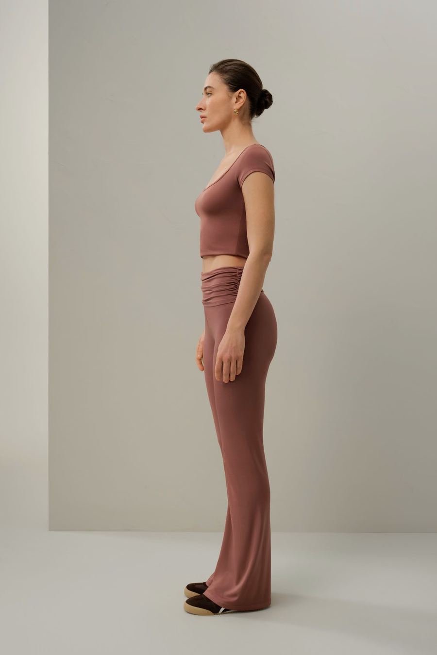 Silk Breeze Jersey Scoop Neck Tee