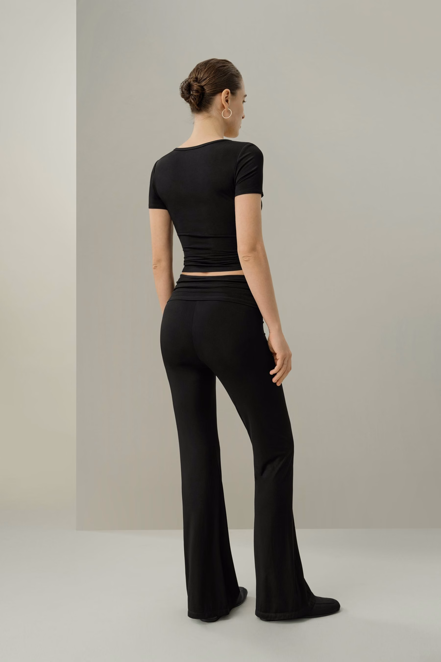 Silk Breeze Jersey Fluid Flare Pants