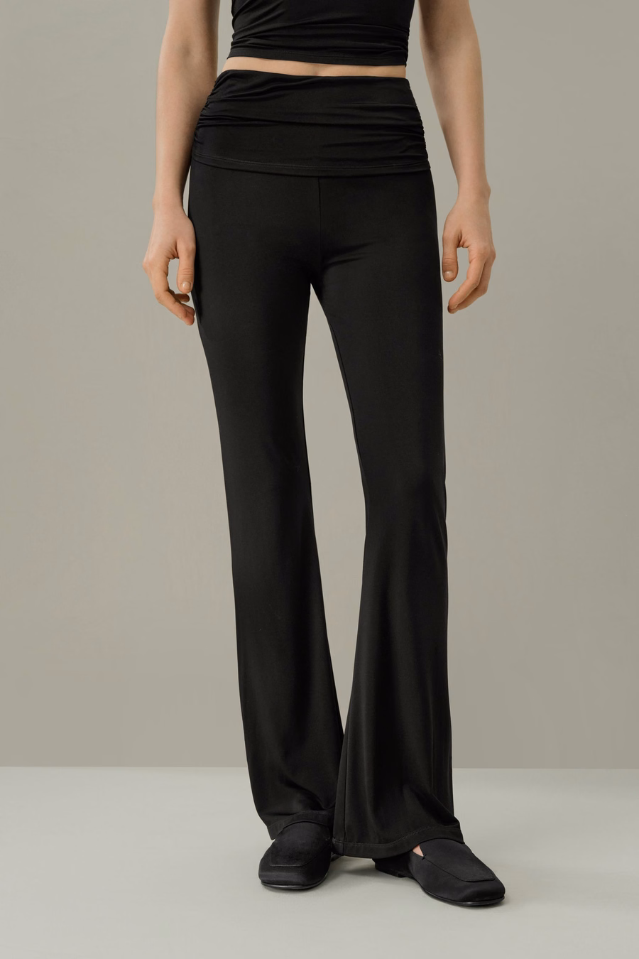 Silk Breeze Jersey Fluid Flare Pants