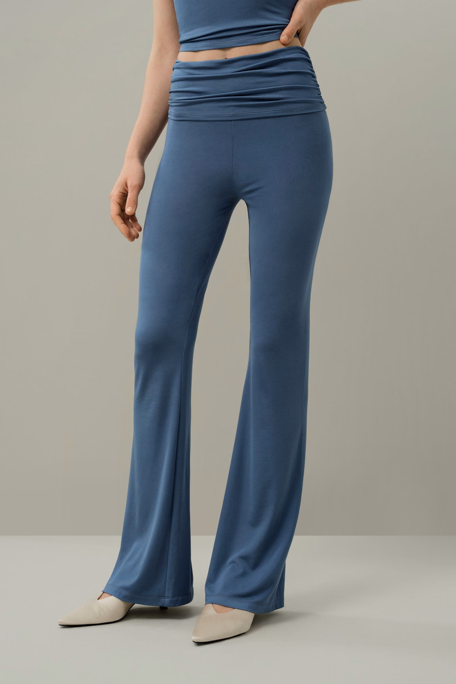 Silk Breeze Jersey Fluid Flare Pants