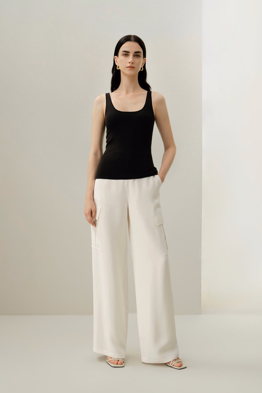 Milano Knit Silk Viscose Tank Top