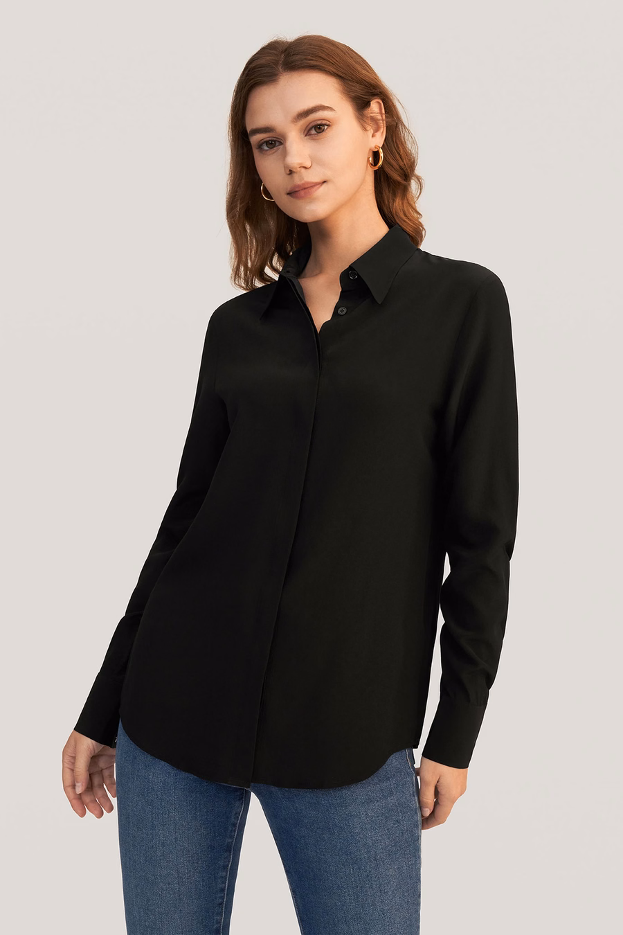 Classic Comfort Silk Shirt