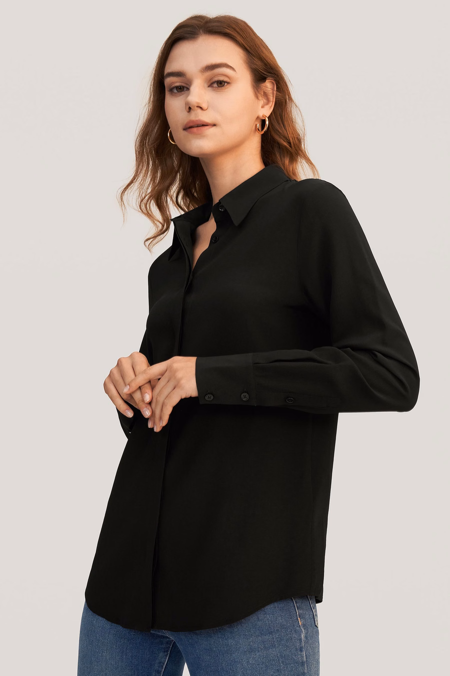Classic Comfort Silk Shirt