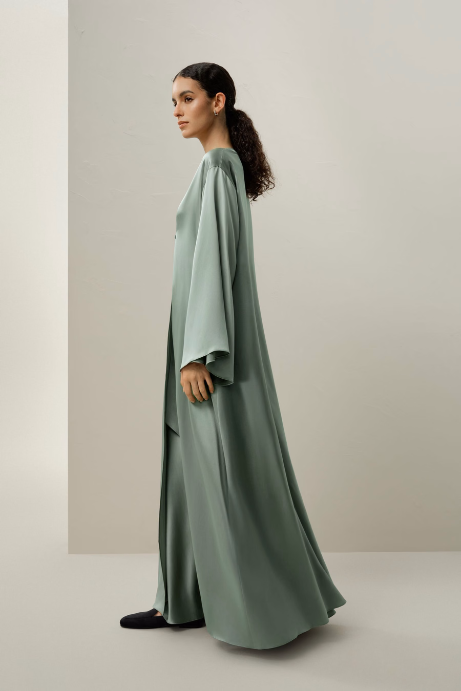 Silk Charmeuse Abaya