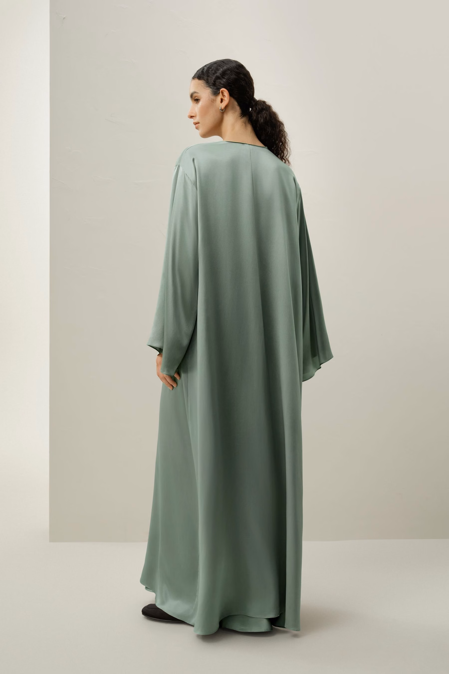 Silk Charmeuse Abaya
