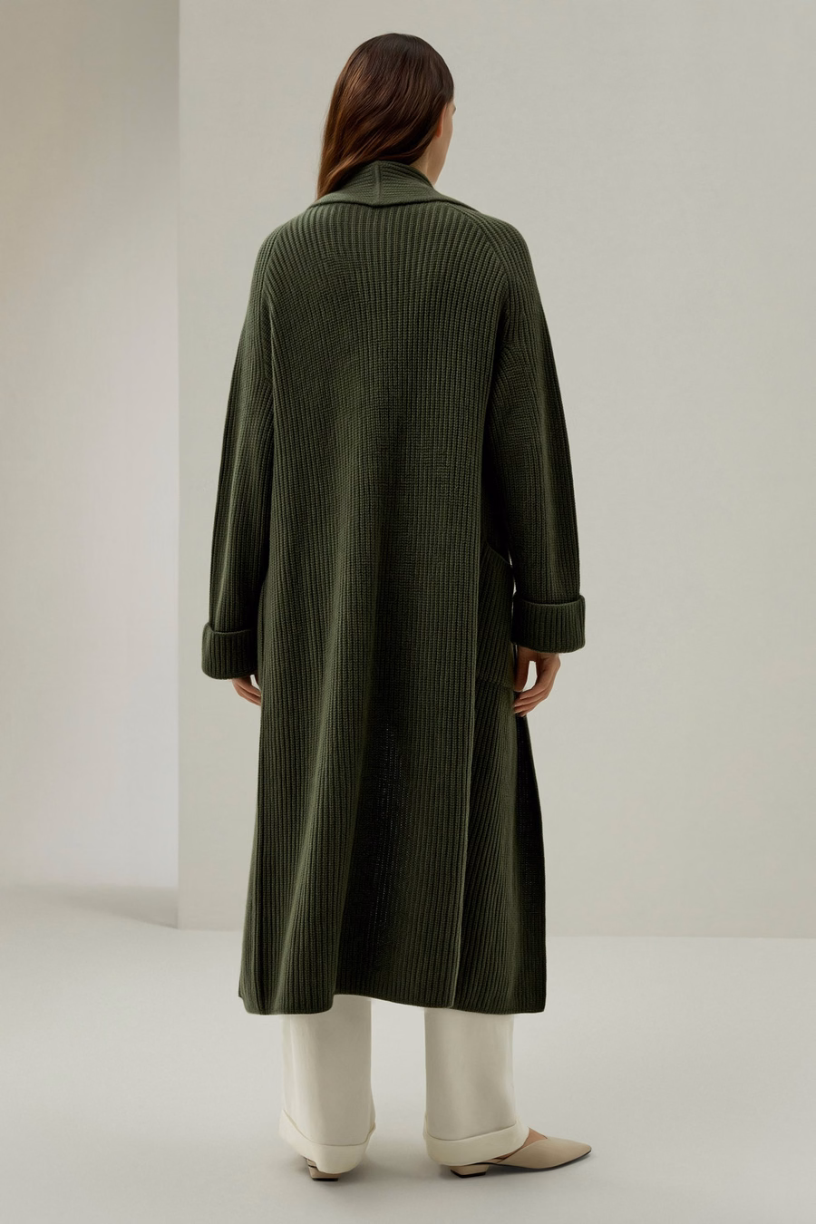 LILYSILK X LYDIA MILLEN 'Evergreen' Cardigan