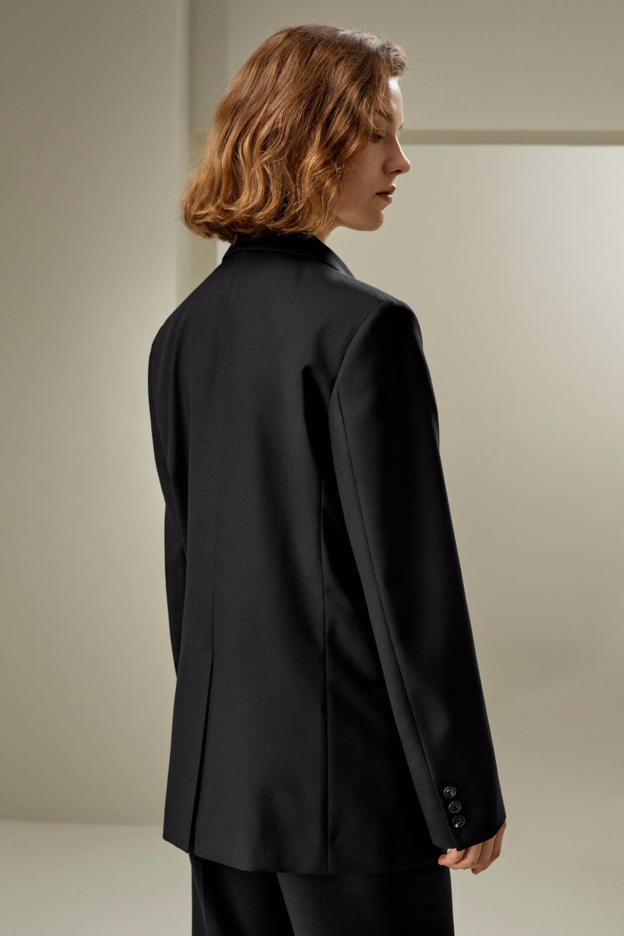 Modern Beauty Silk Wool Blazer