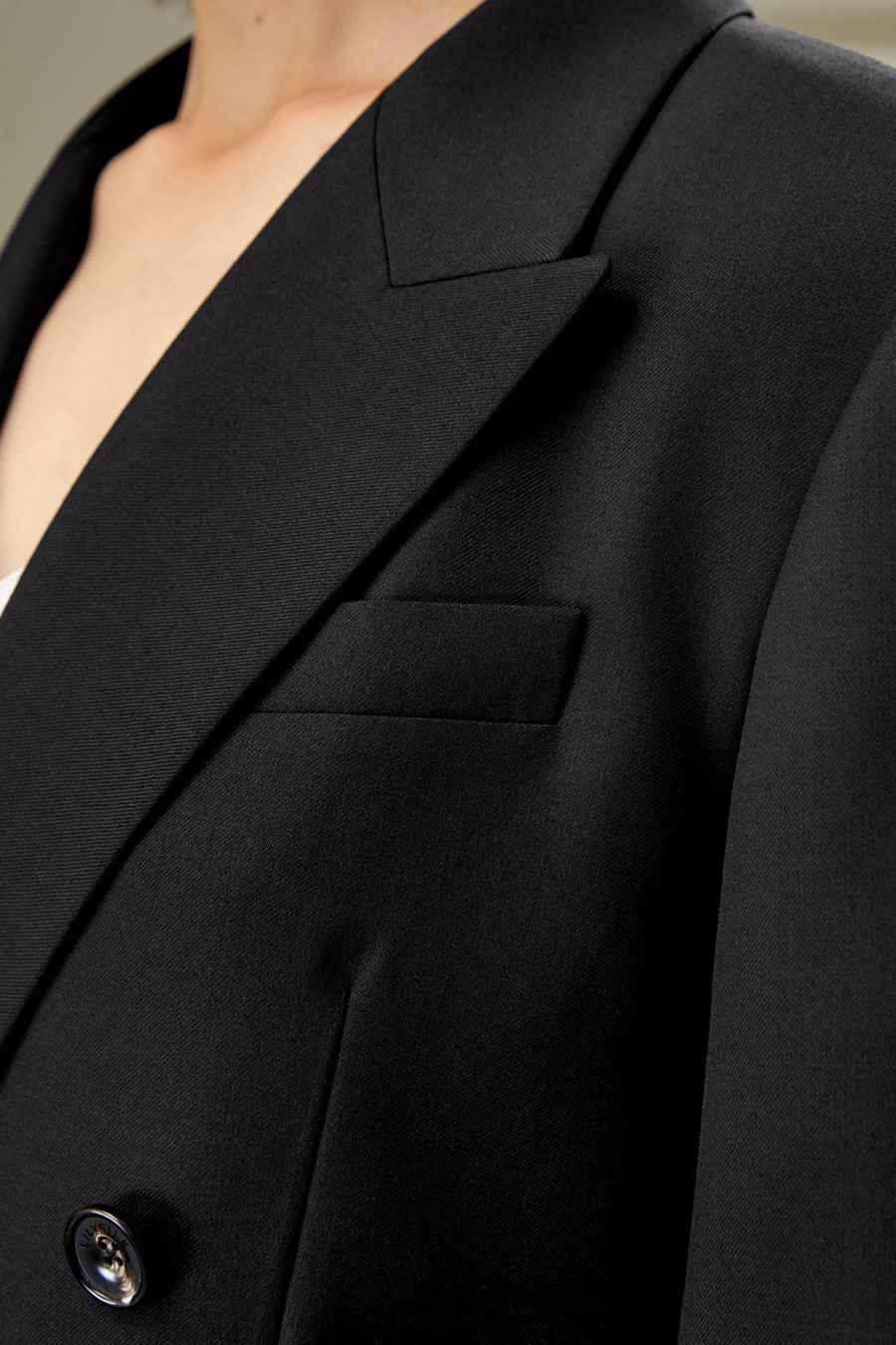Modern Beauty Silk Wool Blazer
