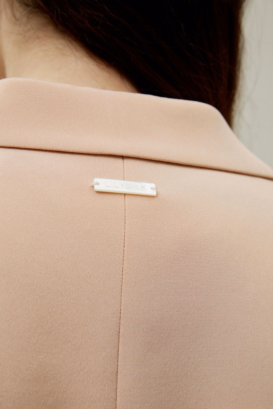 Mahogany Rose Silk Blazer