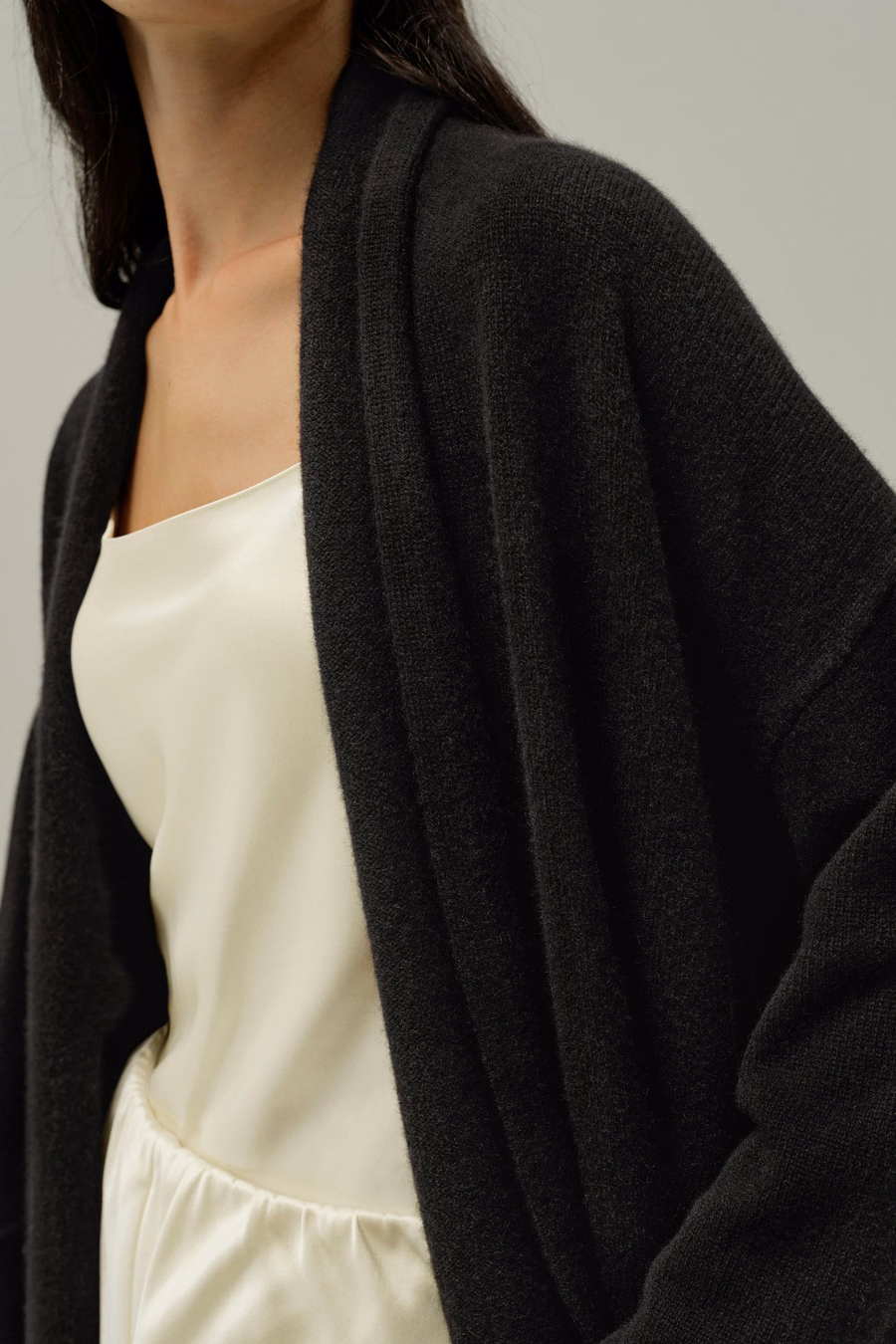 Cashmere Lounge Wrap Cardigan