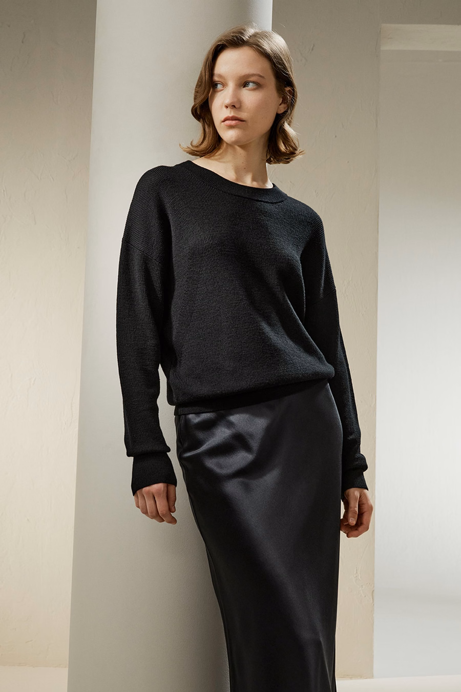 Ultra-fine Merino Wool Crewneck Sweater