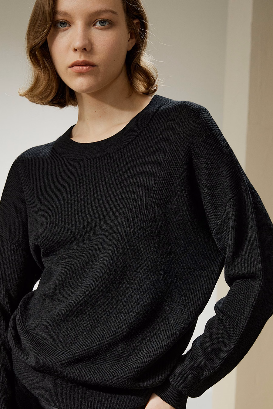 Ultra-fine Merino Wool Crewneck Sweater