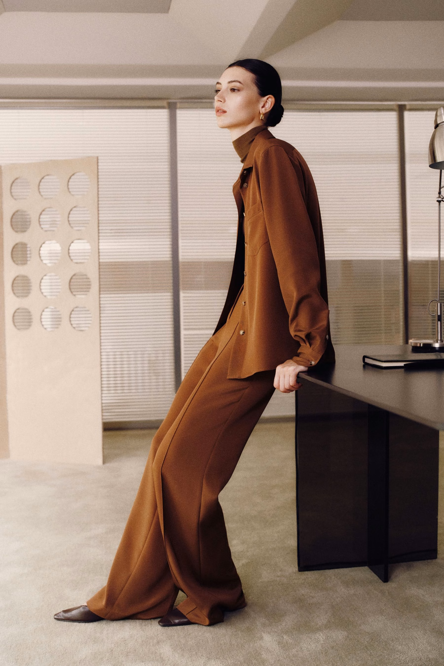 Minimalist Silk Crêpe Pant