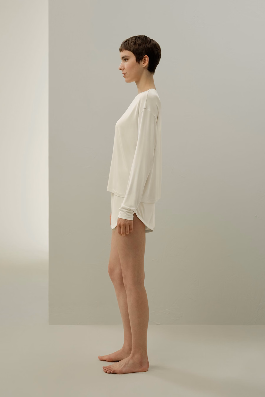 Silk Breeze Jersey Relaxed Lounge Top