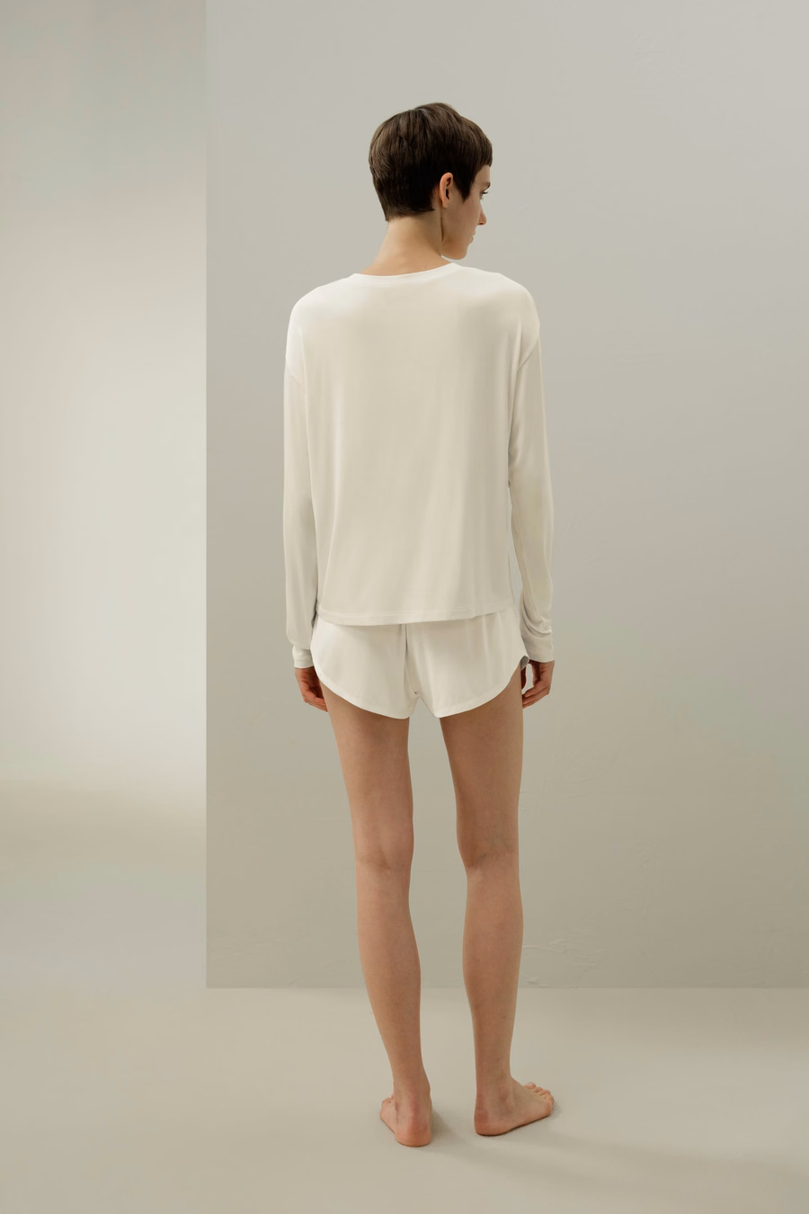 Silk Breeze Jersey Relaxed Lounge Top