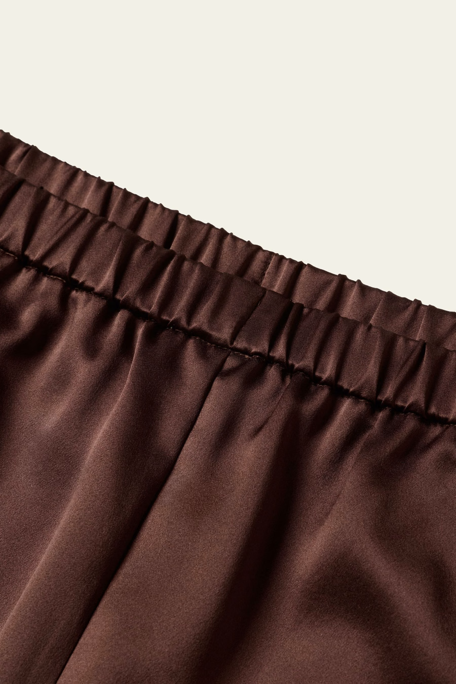 Silk Charmeuse Wide-Leg Pants