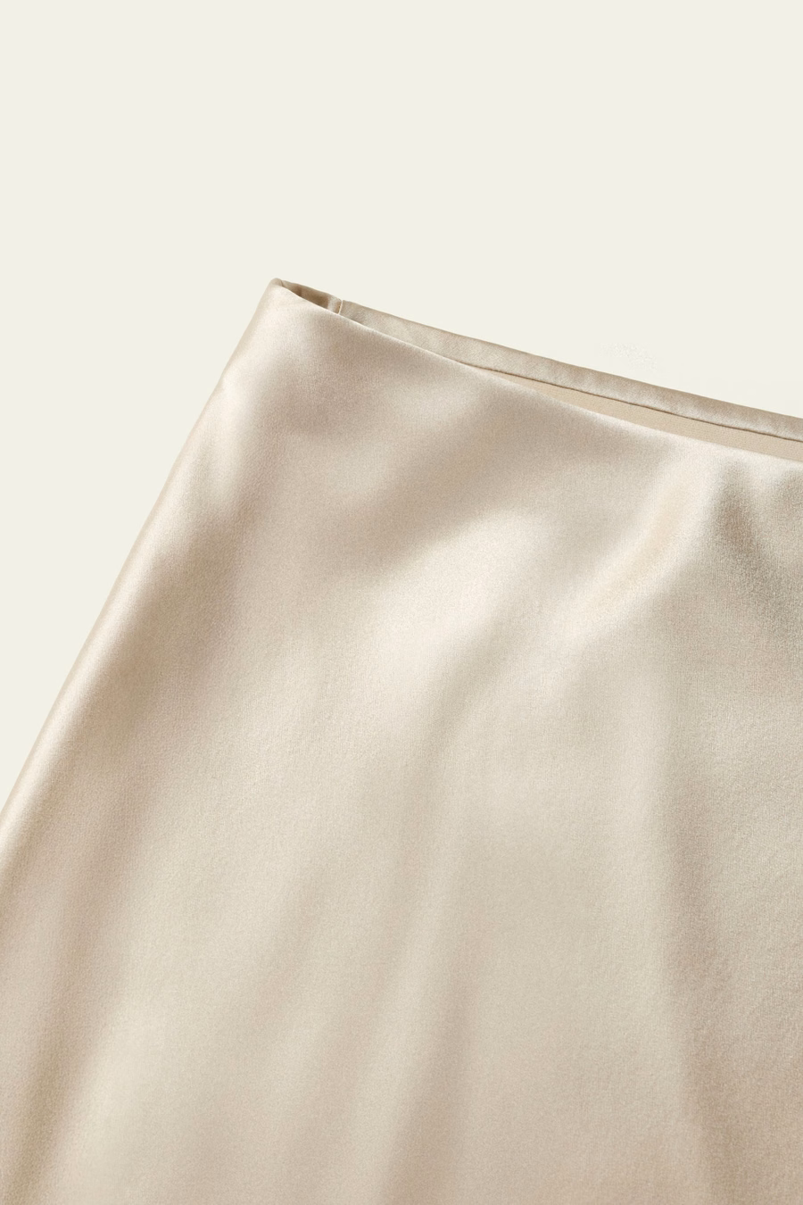Silk Charmeuse A-Line Maxi Skirt