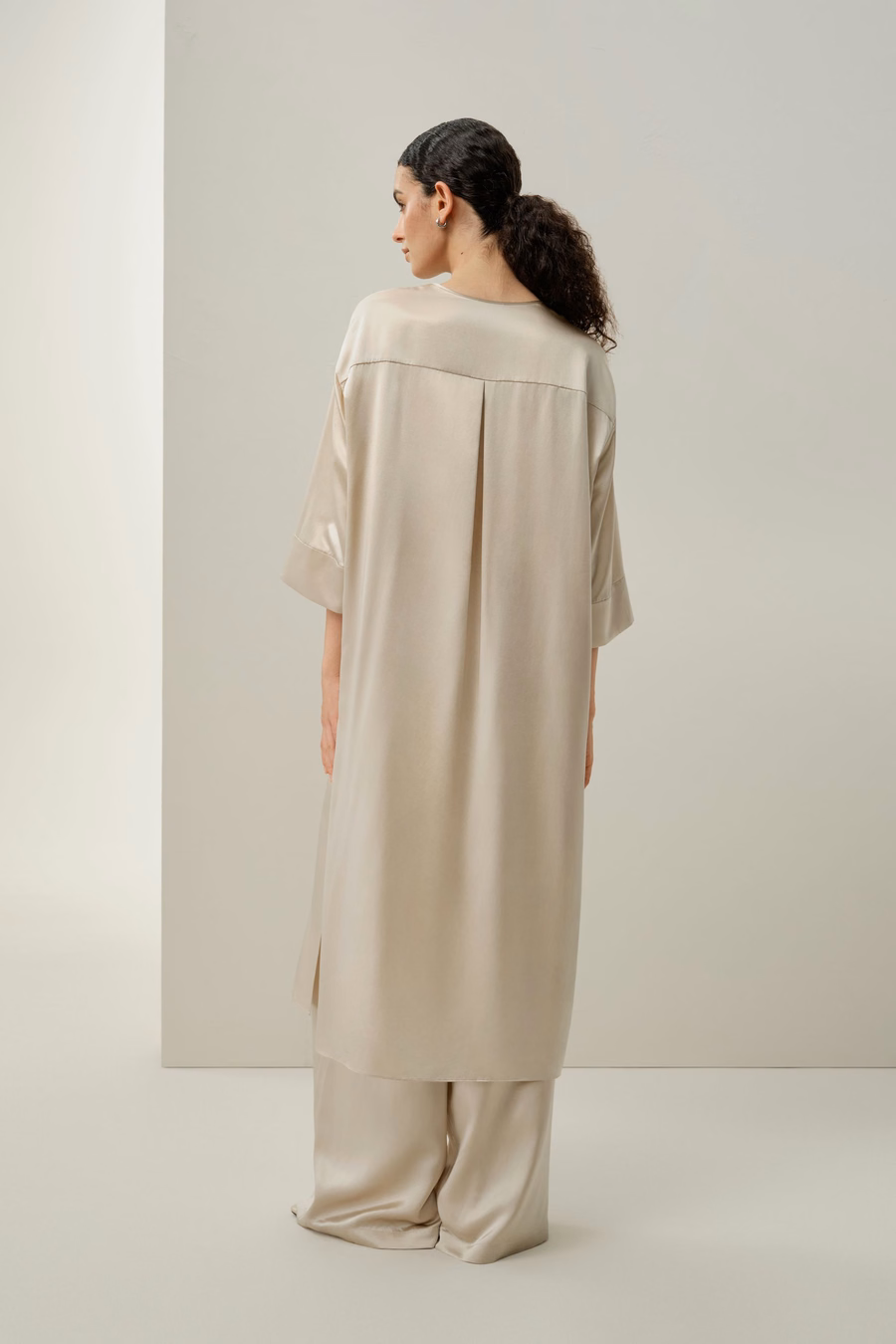 Silk Charmeuse Tunic