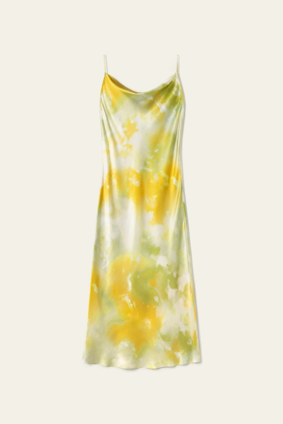 Print Silk Cami Dress
