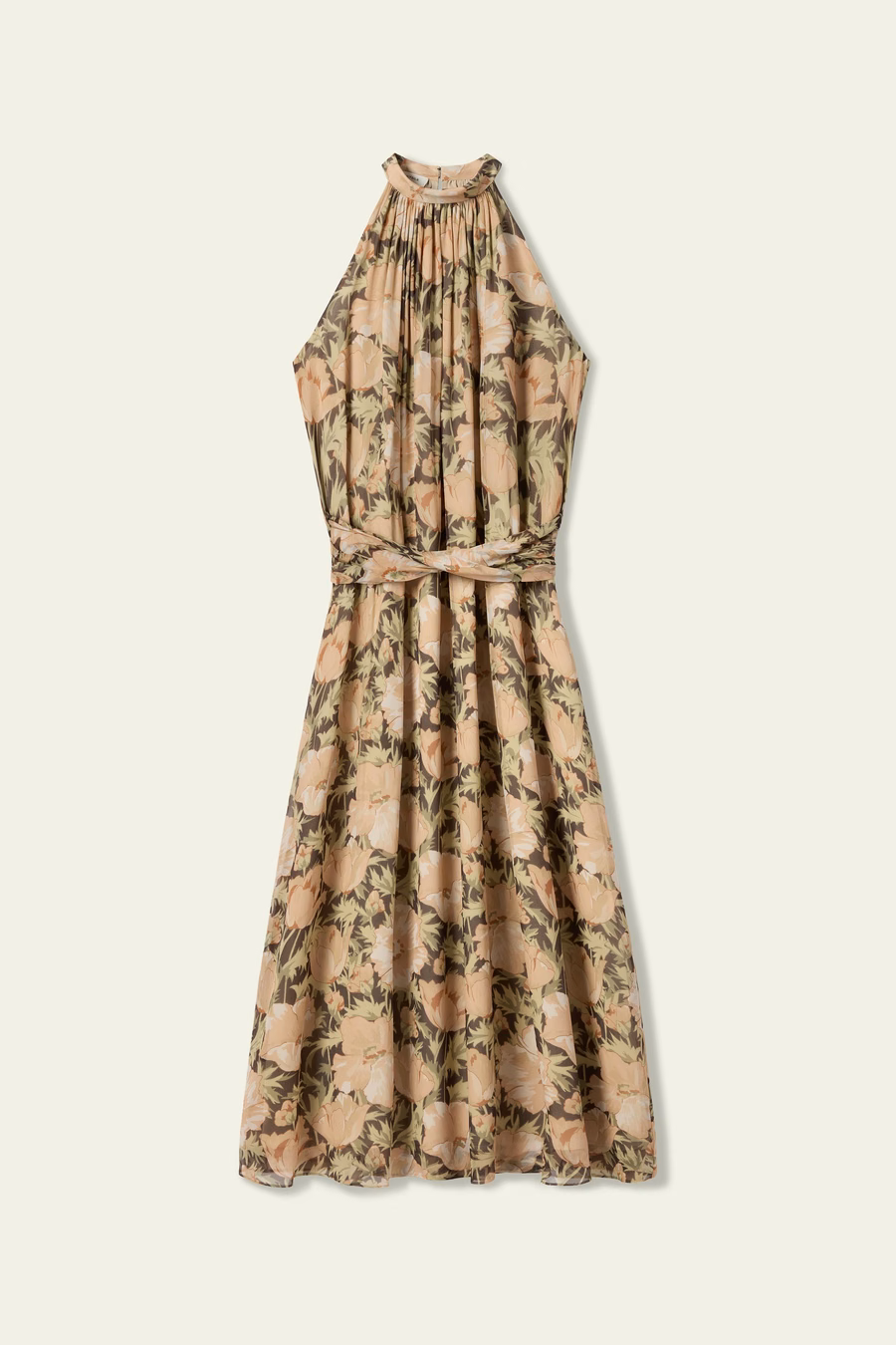 Poppy Parade Silk Chiffon Dress - Made With Liberty Fabric