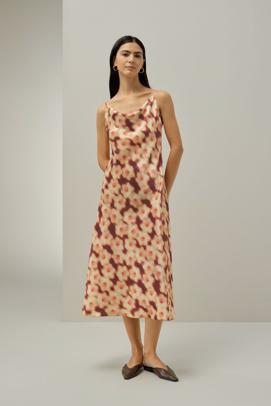 Daffodil Print Slip Dress - Made With Liberty Fabric