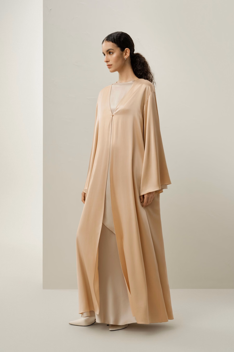 Silk Charmeuse Abaya