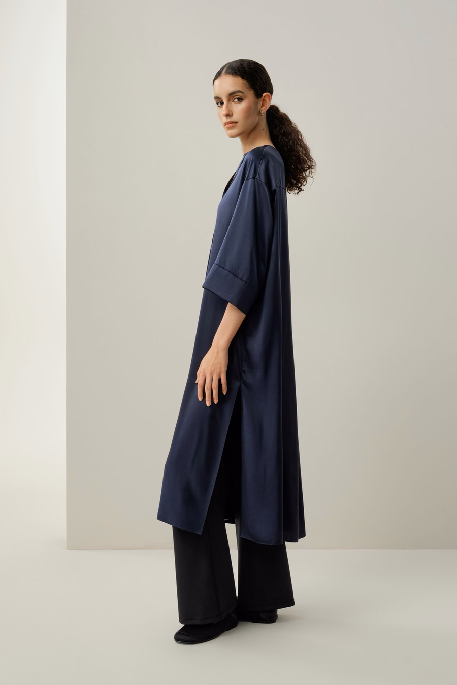 Silk Charmeuse Tunic