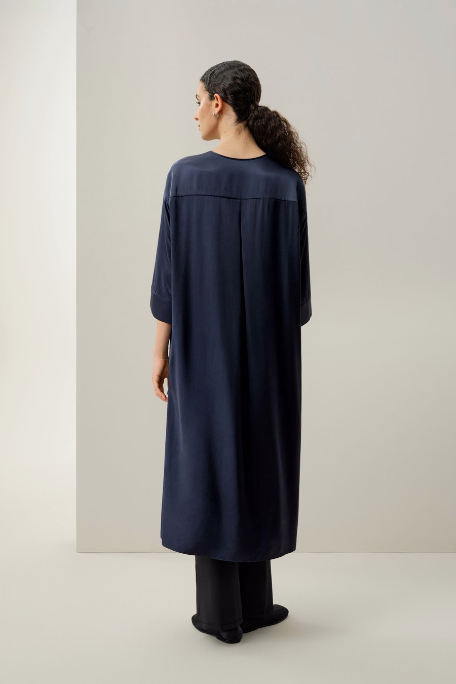 Silk Charmeuse Tunic