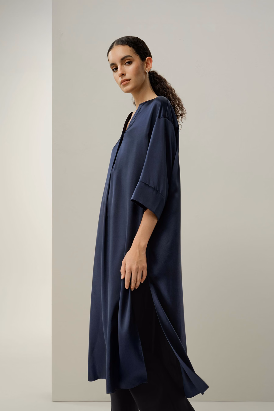 Silk Charmeuse Tunic