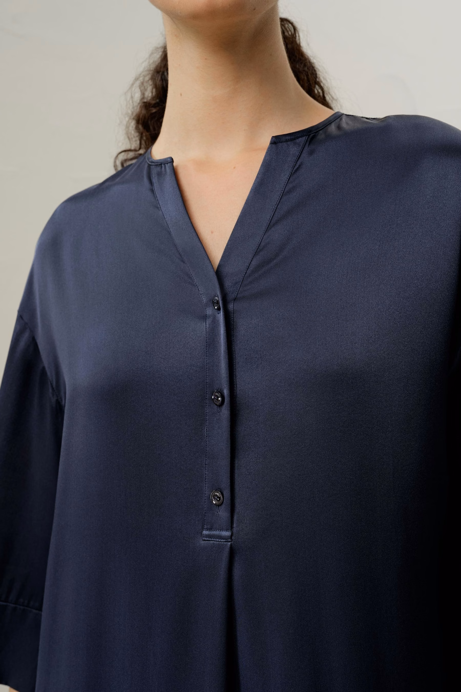 Silk Charmeuse Tunic