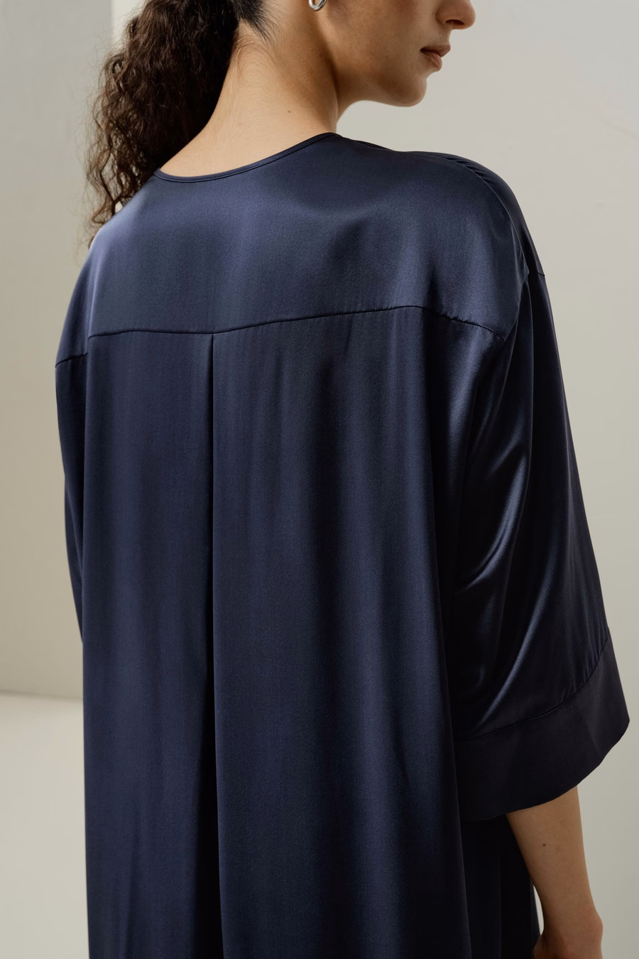 Silk Charmeuse Tunic