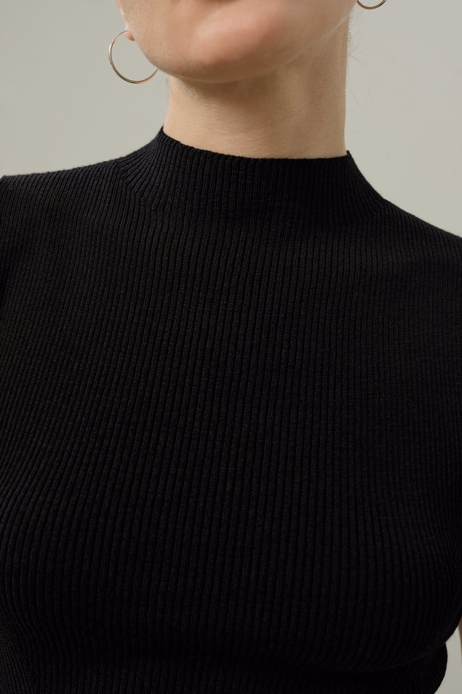 Seamless Knit Washable-Wool Vest