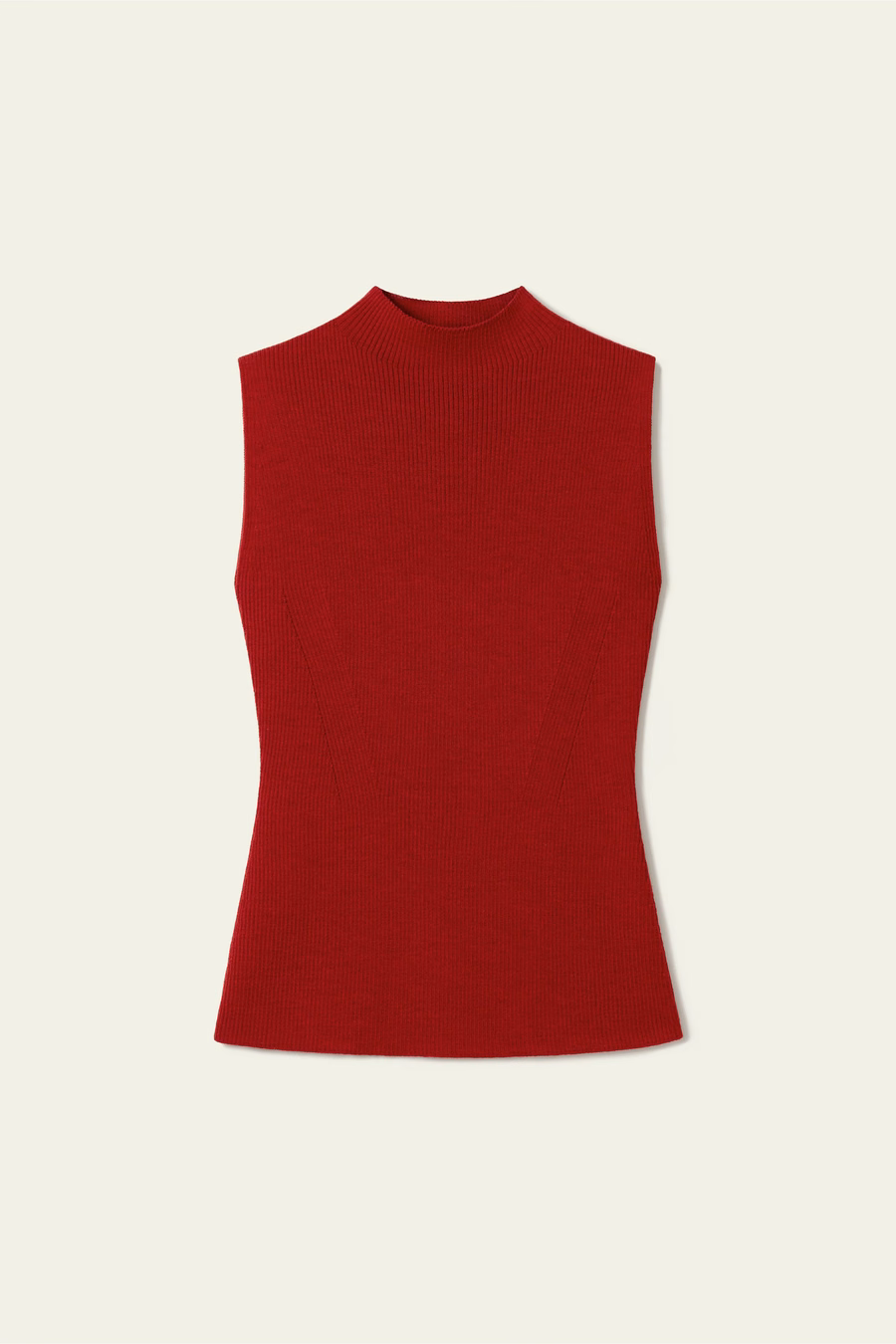 Seamless Knit Washable-Wool Vest