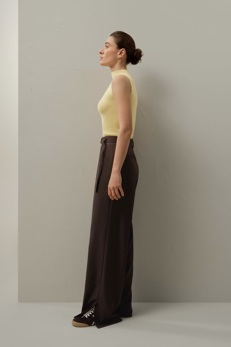 Seamless Knit Washable-Wool Vest
