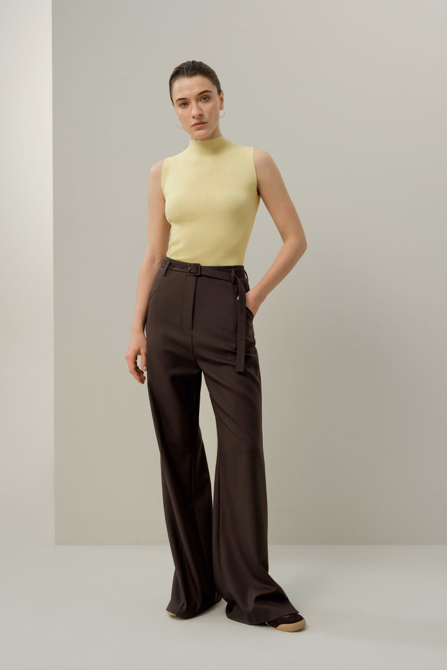Seamless Knit Washable-Wool Vest