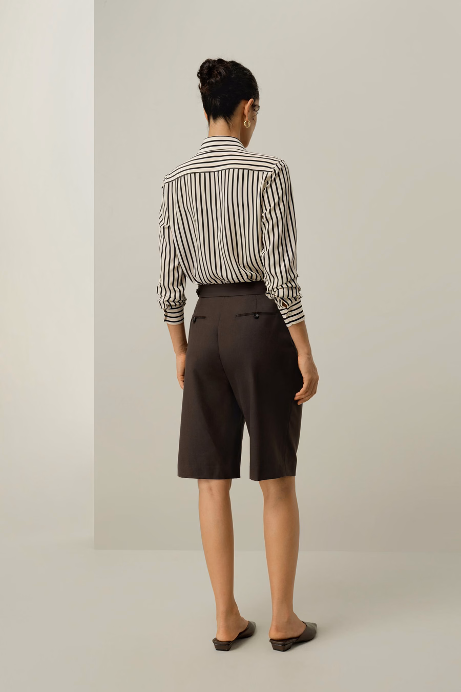 Striped Silk Shirt