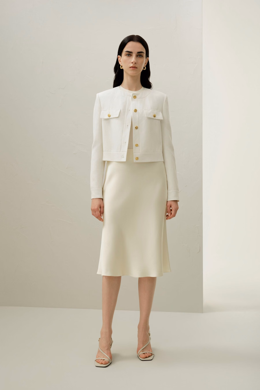 Mara Jacket in Silk Linen