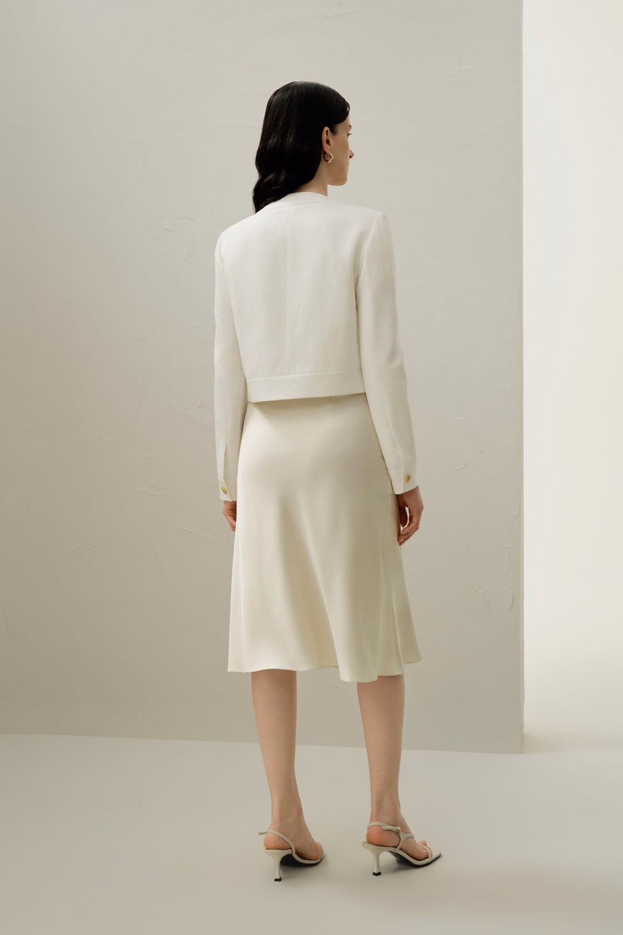 Mara Jacket in Silk Linen