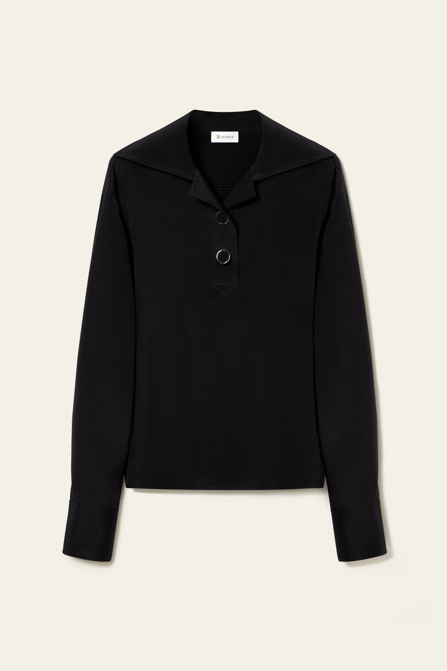 Luxury Stretch Silk Popover Blouse