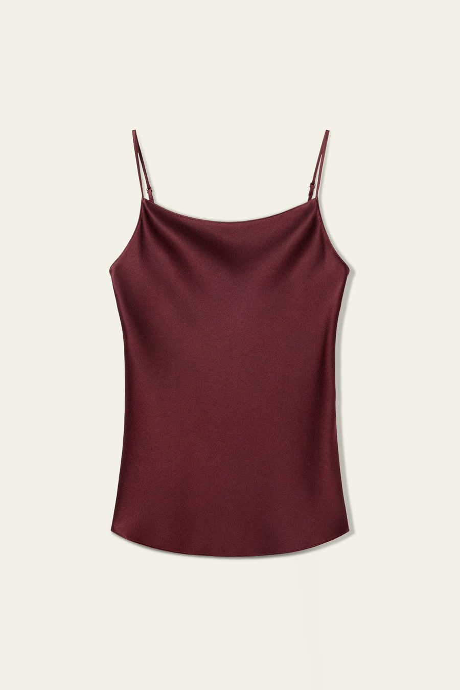 Double-Faced Silk Charmeuse Bias Cami