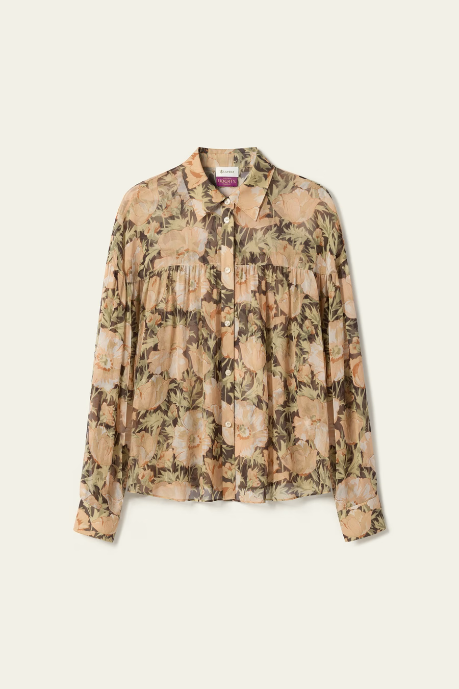 Poppy Parade Silk Blouse - Made With Liberty Fabric