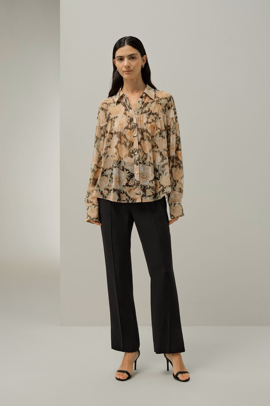 Poppy Parade Silk Blouse - Made With Liberty Fabric