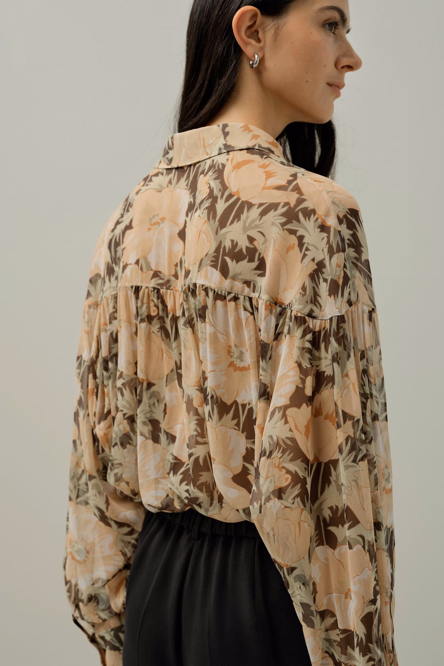 Poppy Parade Silk Blouse - Made With Liberty Fabric