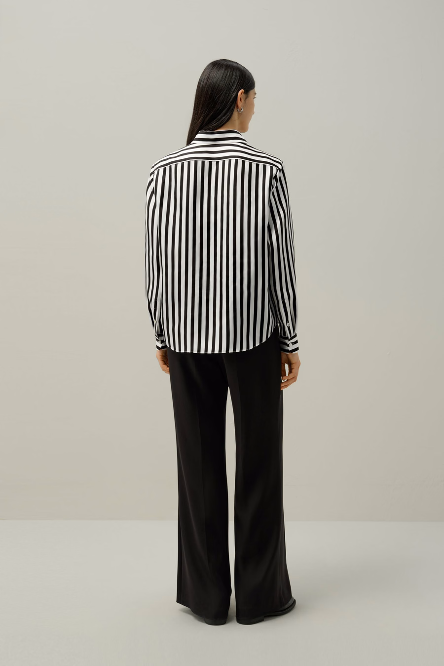 LILYSILK X LYDIA TOMLINSON Audrey Striped Shirt