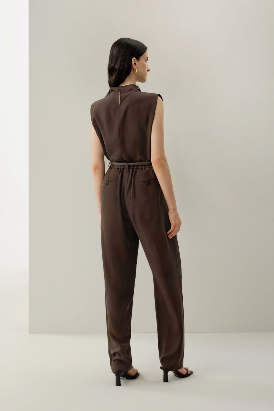 Silk Habotai sleeveless top