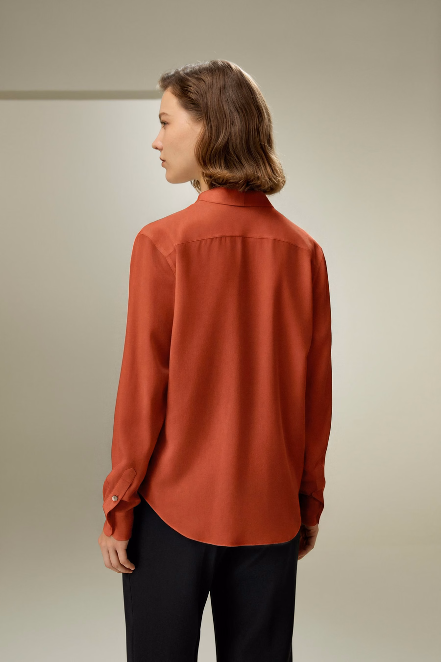 Silk Bowtie Blouse