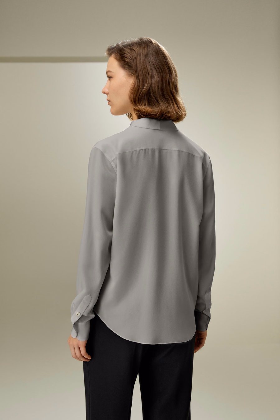 Silk Bowtie Blouse