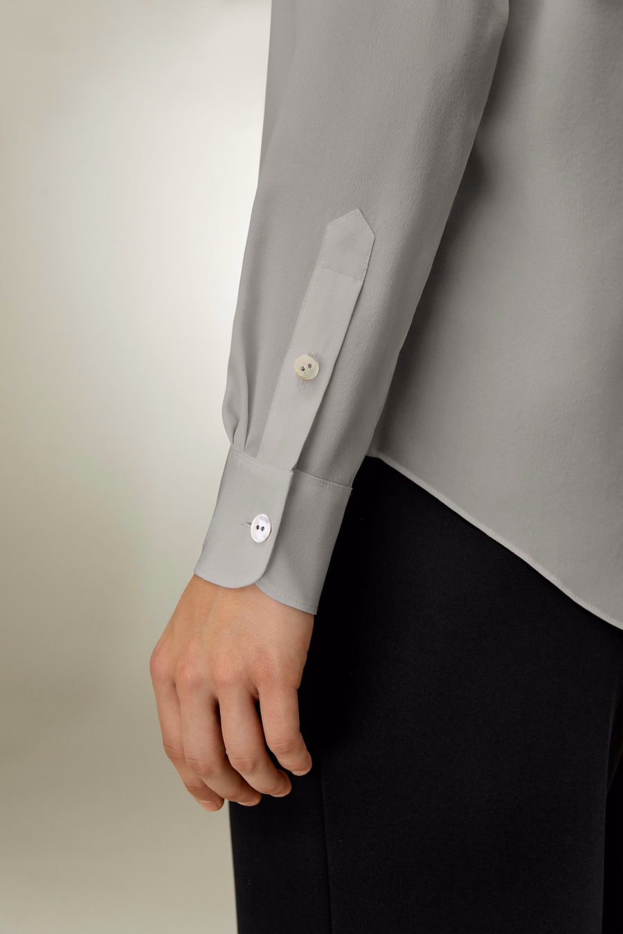 Silk Bowtie Blouse